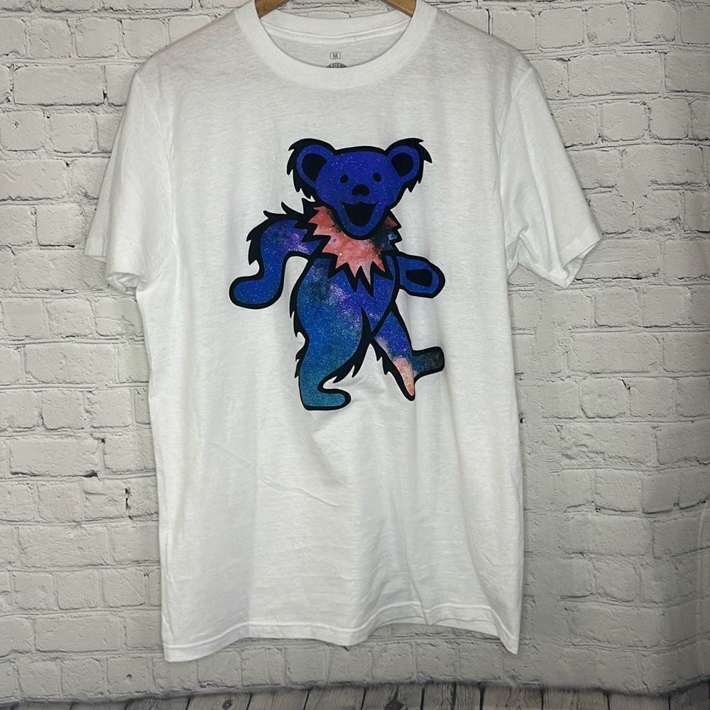 Ripple Junction Grateful Dead Women's Short Sleeve T-Shirt Dancing Bear Space Me